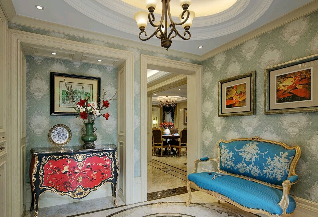 美式 世茂龙湾 嘉年华装饰 350平 别墅 客厅图片来自武汉嘉年华装饰在低调奢华的分享