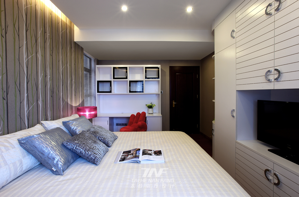 中式风格　 四居室　 白领 卧室图片来自王五平设计在东莞皇家公馆住宅的分享