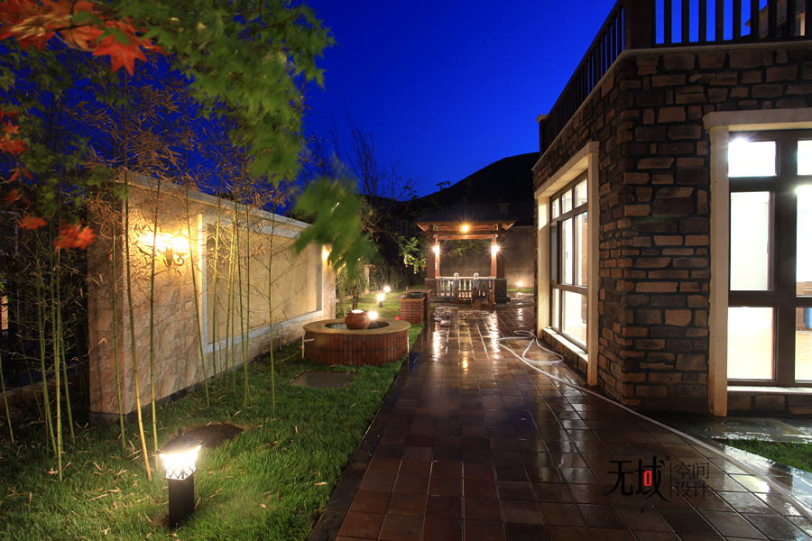 别墅 混搭 美式 其他图片来自无域空间设计刘艺在一渡新新小镇E户型之花园夜景篇的分享