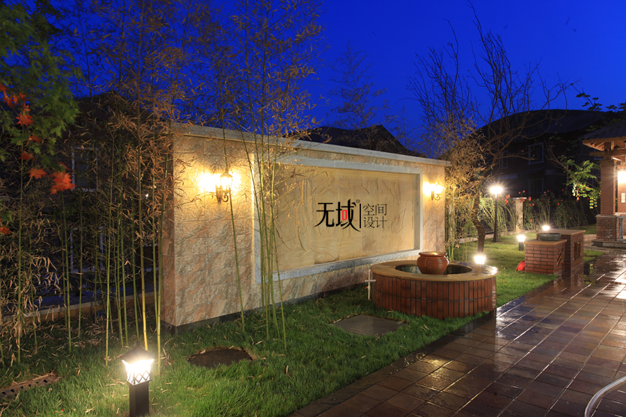 别墅 混搭 美式 其他图片来自无域空间设计刘艺在一渡新新小镇E户型之花园夜景篇的分享