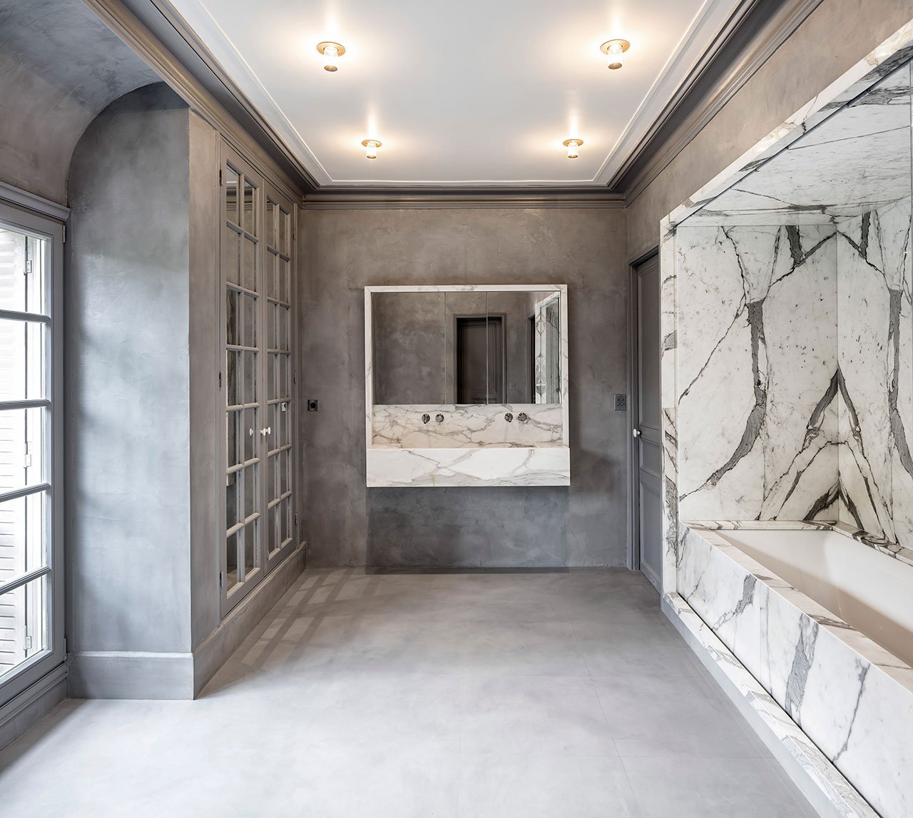 简约 美式 别墅 卫生间图片来自别墅设计师杨洋在简约美式硬装设计的分享
