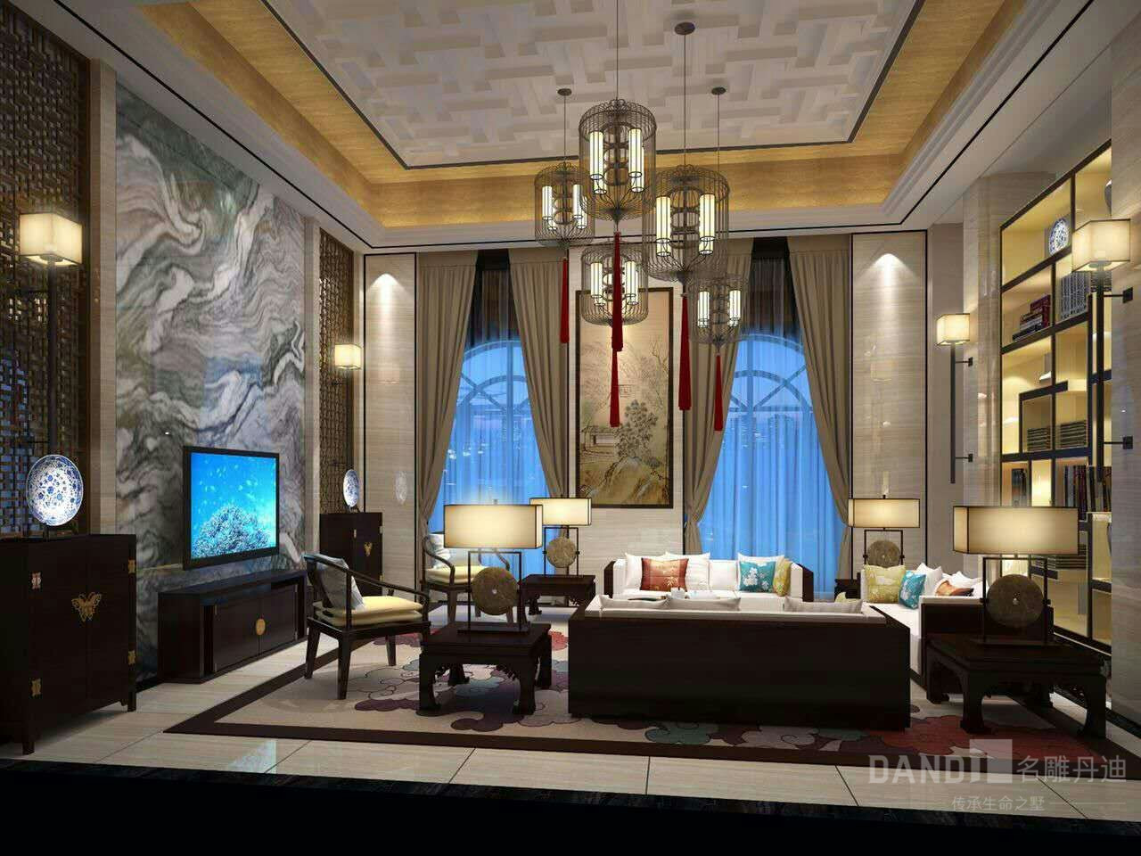 简约 别墅 白领 客厅图片来自在城市山谷新中式风格装修的分享