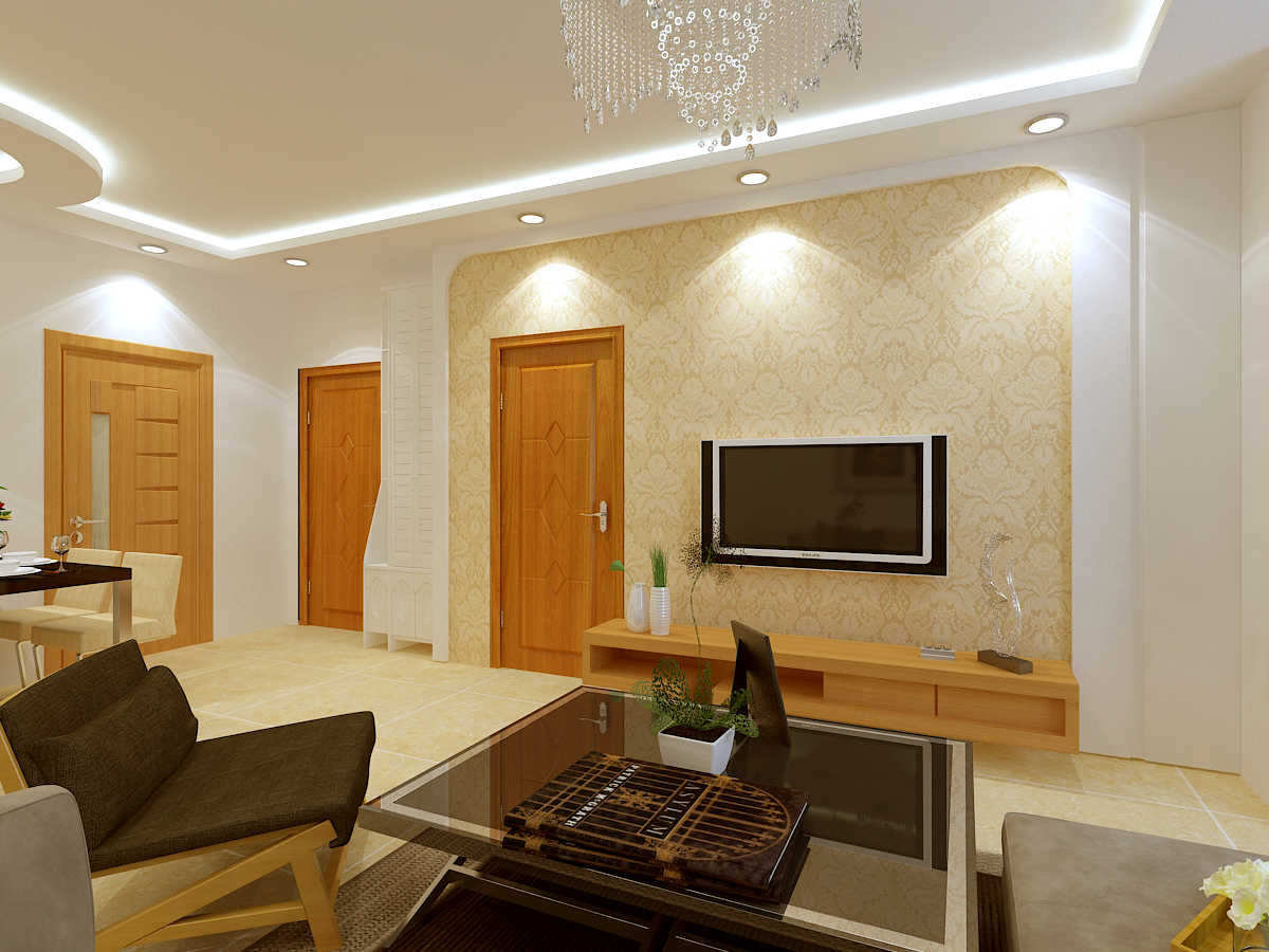现代风格 二居 九州御府 客厅图片来自百家设计小刘在保利达翠堤湾120平现代风格的分享