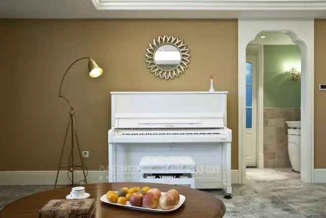 客厅图片来自品川室内设计在【品川设计】经典现代美式风格的分享