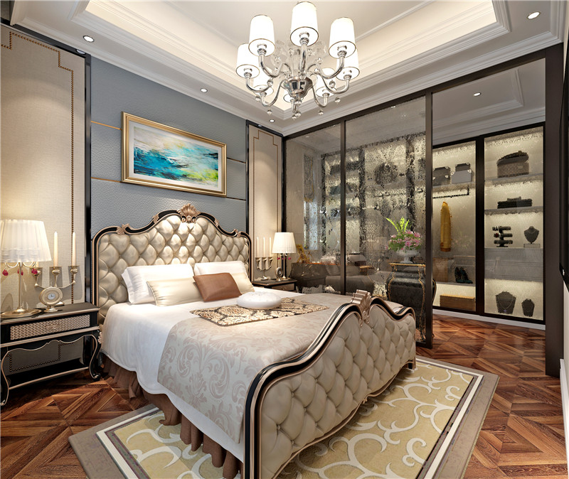 欧式设计 欧式装修 日升装饰 西安欧式设 卧室图片来自装修设计芳芳在国熙台160欧式设计的分享