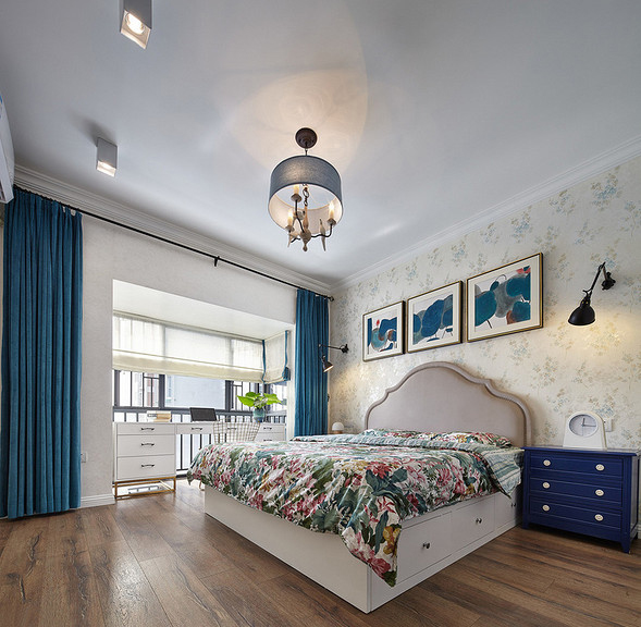 卧室图片来自家装大管家在112平现代简约3居 温馨的格调的分享