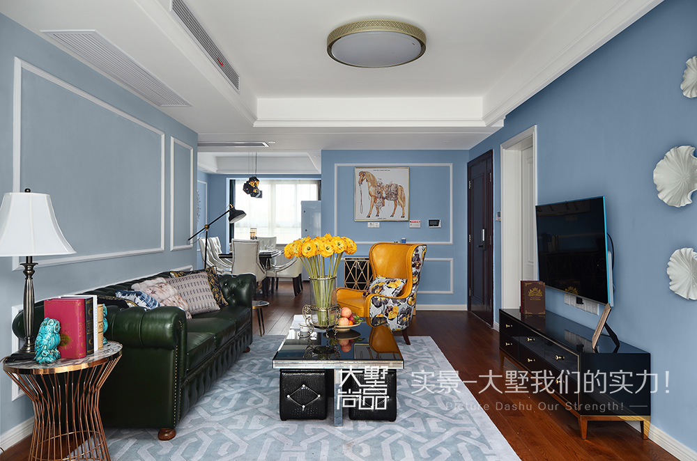 三居 美式 客厅图片来自大墅尚品-由伟壮设计在美式雅宅·美好的懂得如约而至的分享
