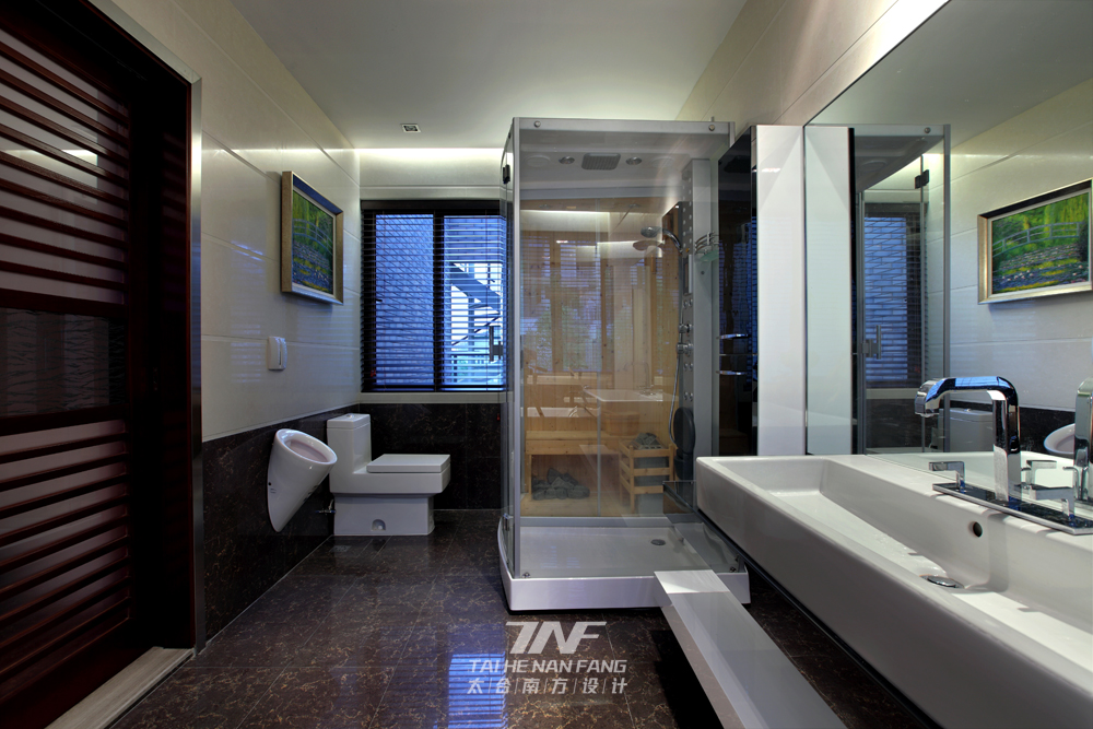新在典风格 太合南方设 别墅设计　 卫生间图片来自王五平设计在万科东海岸别墅的分享