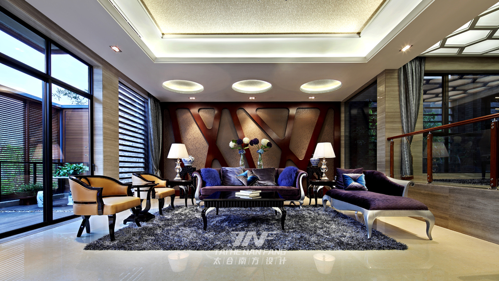 新在典风格 太合南方设 别墅设计　 客厅图片来自王五平设计在万科东海岸别墅的分享