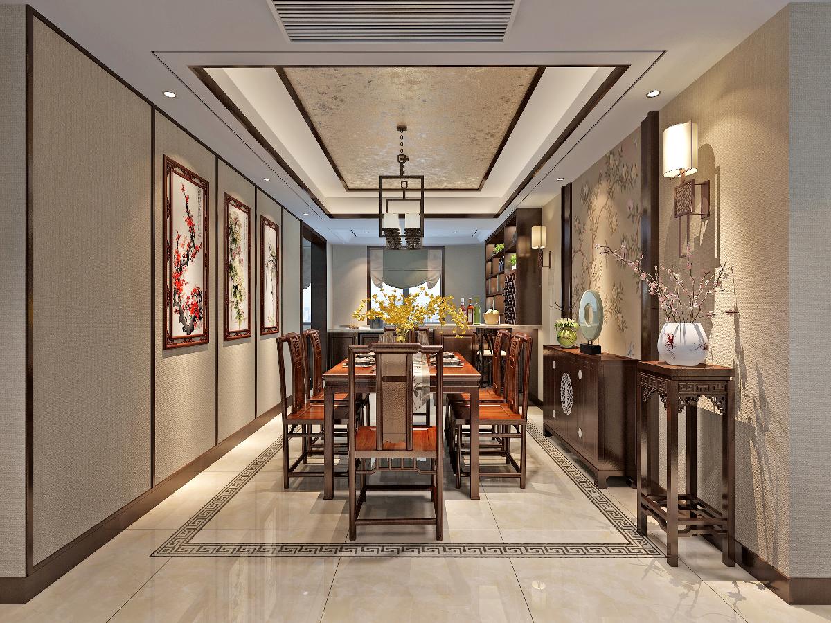 餐厅图片来自日升装饰秋红在西安开元壹号的分享