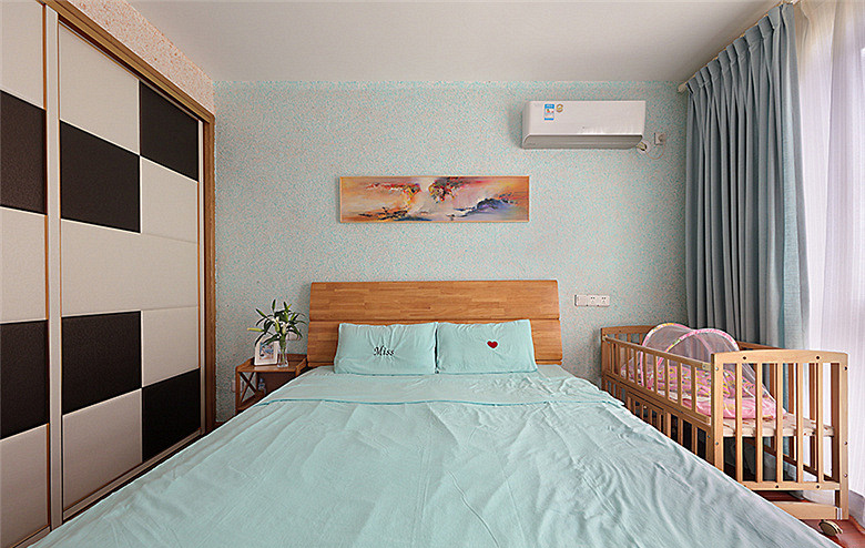 卧室图片来自家装大管家在自然清爽 109平现代简约雅致3居的分享
