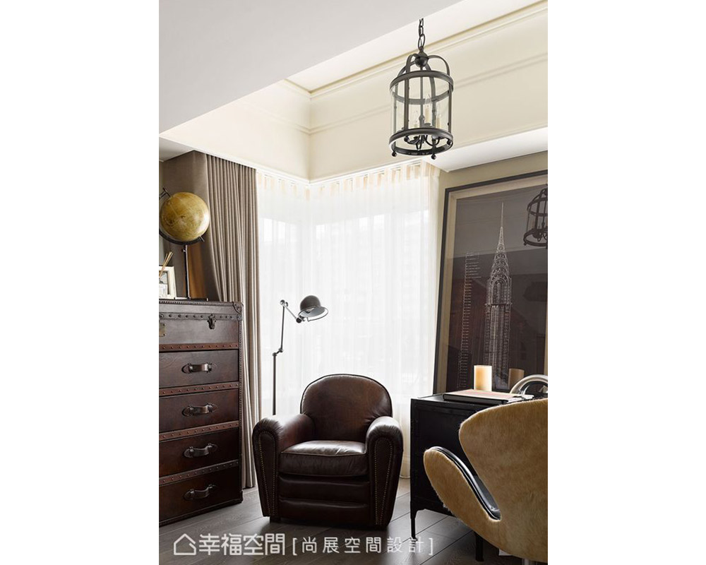 二居 美式 卧室图片来自幸福空间在演绎132平纽约雅痞品味的分享