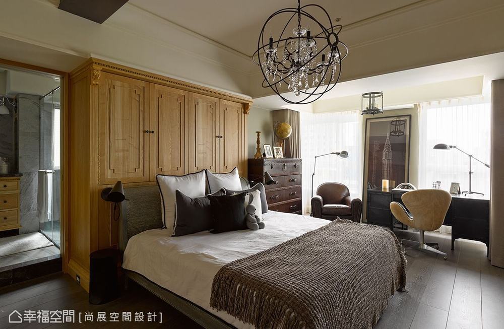 二居 美式 卧室图片来自幸福空间在演绎132平纽约雅痞品味的分享