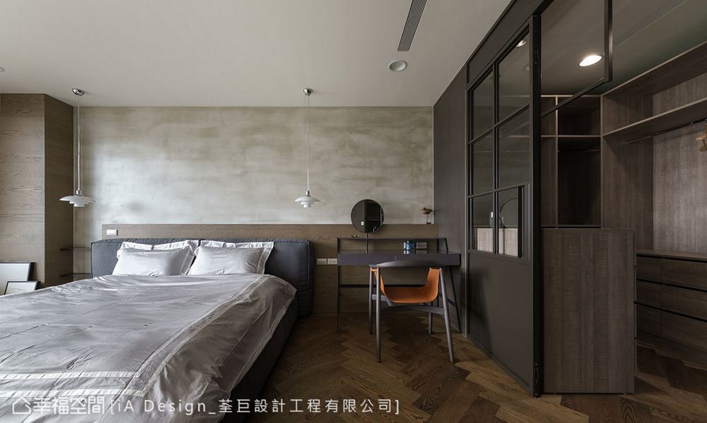三居 混搭 卧室图片来自幸福空间在明亮不拘束 165平北欧微工业风的分享