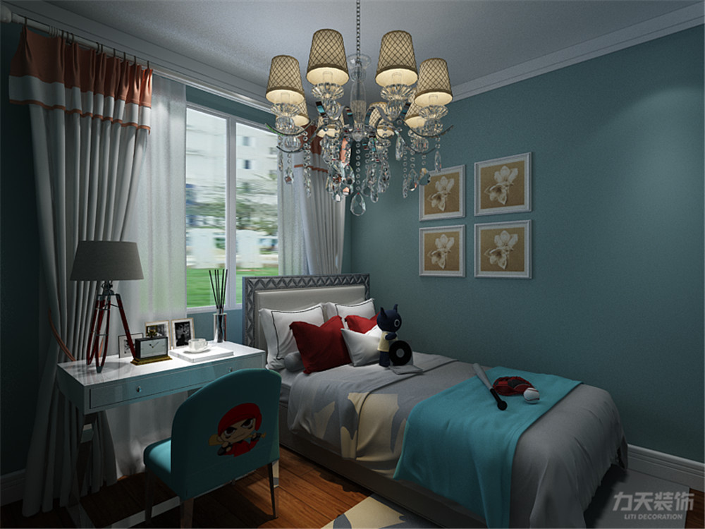 简约 现代 二居 收纳 小资 卧室图片来自阳光力天装饰在力天装饰- 华丰新家园-77㎡的分享