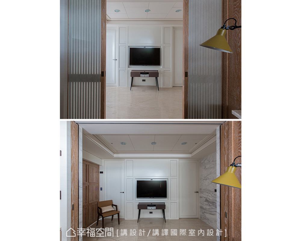 二居 混搭 现代 客厅图片来自幸福空间在116平优雅气度 现代乡村美学宅居的分享