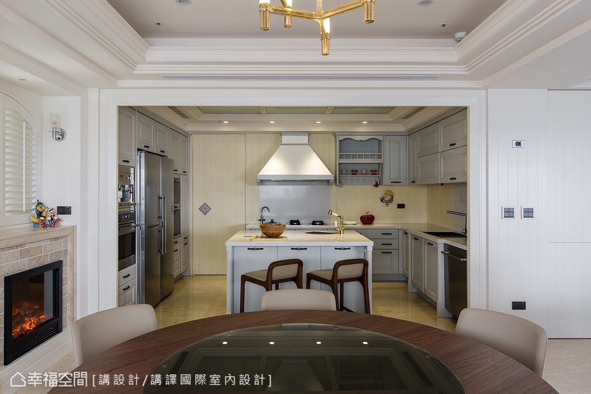 二居 混搭 现代 厨房图片来自幸福空间在116平优雅气度 现代乡村美学宅居的分享