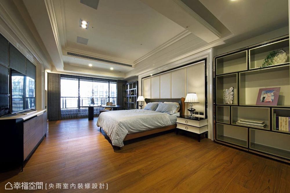 四居 大户型 卧室图片来自幸福空间在297平当代巨献 时尚品味臻邸的分享
