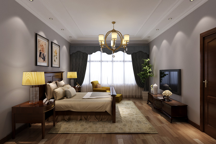 卧室 卧室图片来自天津生活家健康整体家装在东屿别墅-简美别墅设计效果案例的分享
