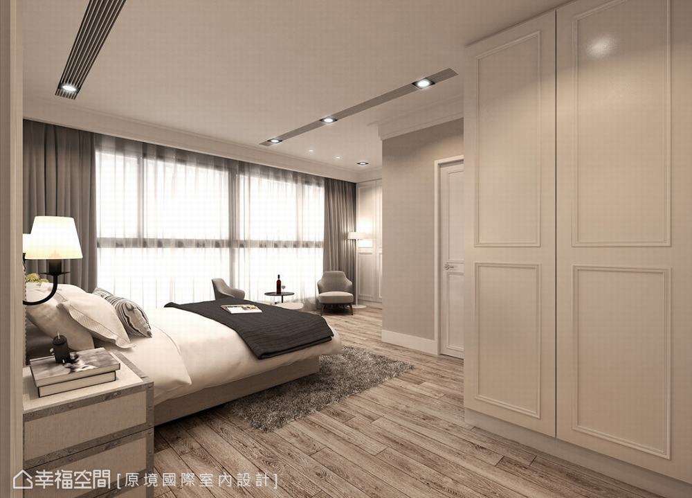 三居 现代 卧室图片来自幸福空间在恬静自然 品味132平优雅气韵宅的分享