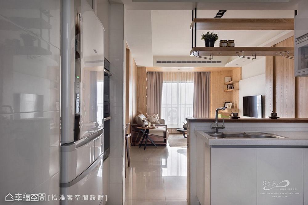 二居 现代 厨房图片来自幸福空间在极纾压～温暖人心的92平好感宅的分享