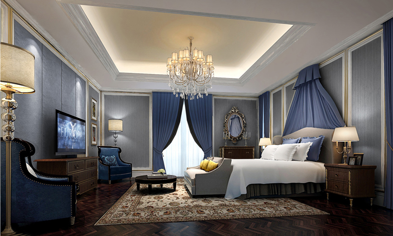 融创凡尔赛 卧室图片来自重庆高度国际装饰工程有限公司在融创凡尔赛花园-简约欧式风格的分享