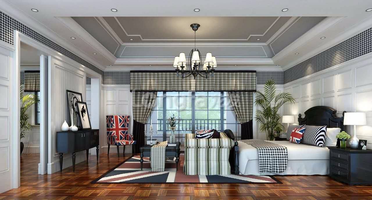 小资 高富帅 美式风格 江城著 卧室图片来自重庆高度国际装饰工程有限公司在江城著-美式风格的分享