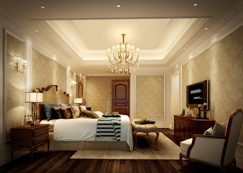 卧室图片来自重庆高度国际装饰工程有限公司在约克郡-古典欧式的分享