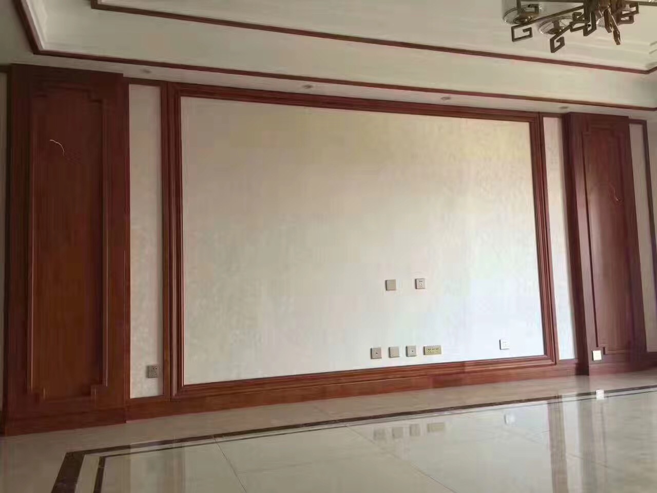 中式设计 中式装修 日升装饰 家具定制 客厅图片来自装修设计芳芳在第四军医大木作的分享