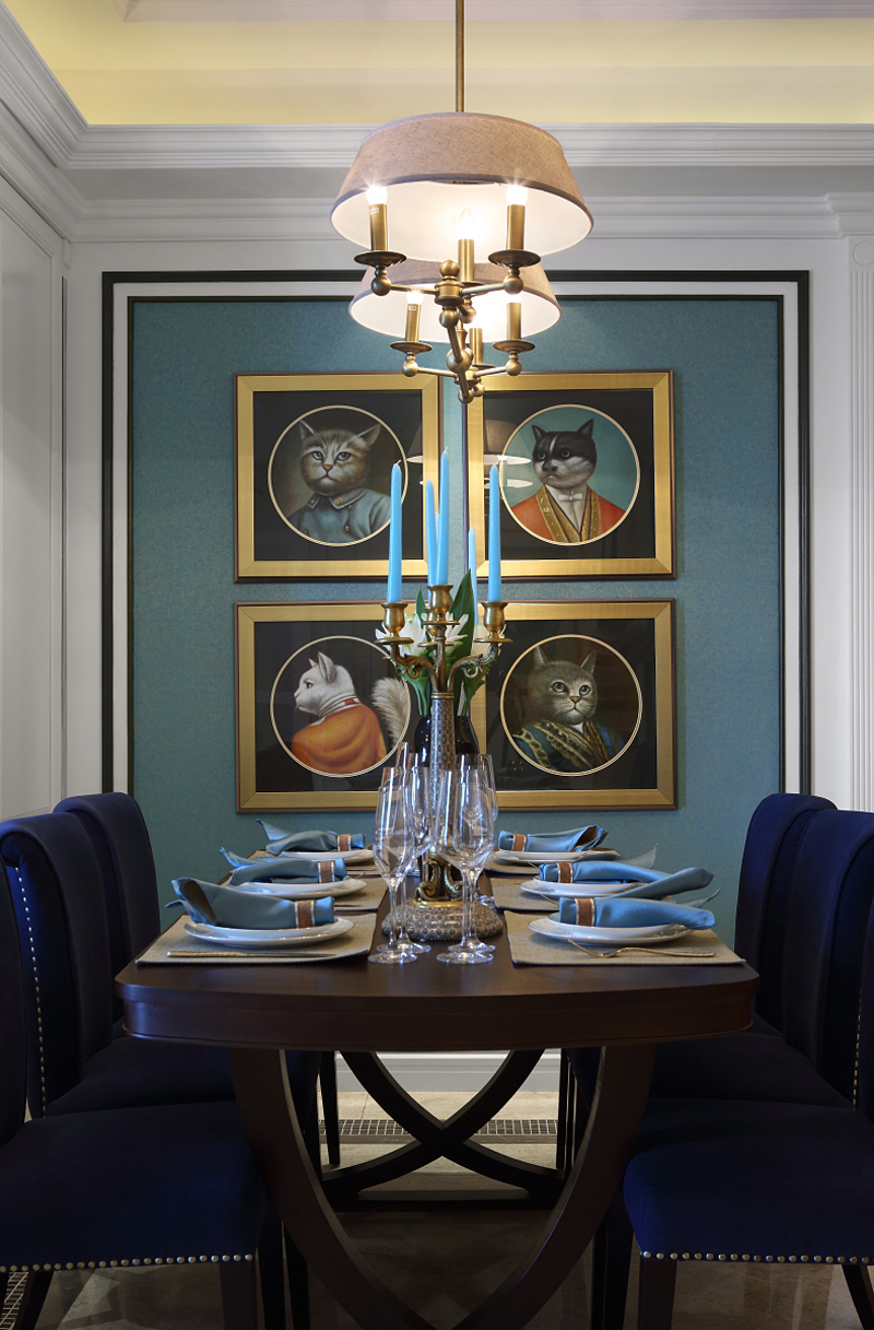 别墅 欧式 白领 收纳 餐厅图片来自紫禁尚品国际装饰公司在别墅装修设计的分享