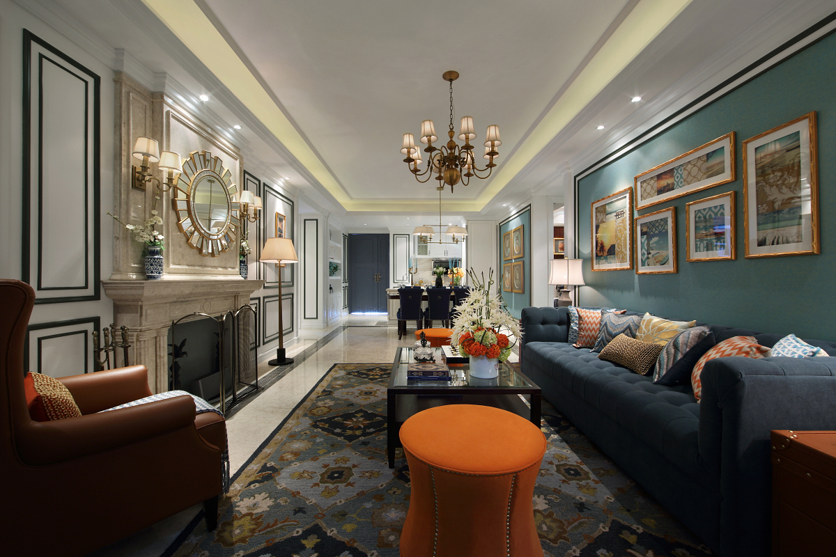 别墅 欧式 白领 收纳 客厅图片来自紫禁尚品国际装饰公司在别墅装修设计的分享