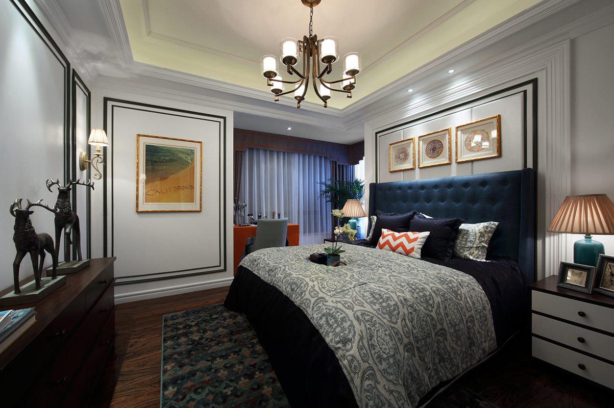 别墅 欧式 白领 收纳 卧室图片来自紫禁尚品国际装饰公司在别墅装修设计的分享