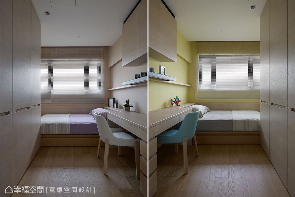 现代 四居 卧室图片来自幸福空间在205平黑白灰自然人文藝趣風的分享