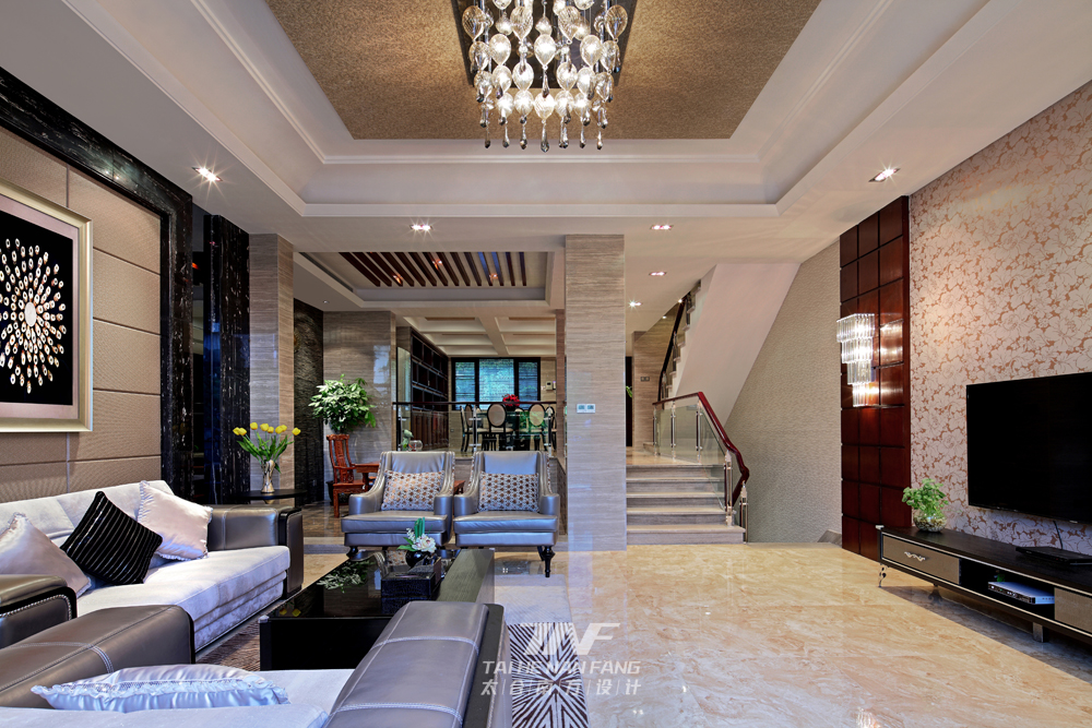 新古典风格 别墅设计　 太合南方设 客厅图片来自王五平设计在深圳振业城别墅的分享
