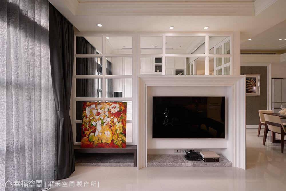 三居 混搭 古典 美式 客厅图片来自幸福空间在类古典混搭 116平优雅美式宅的分享