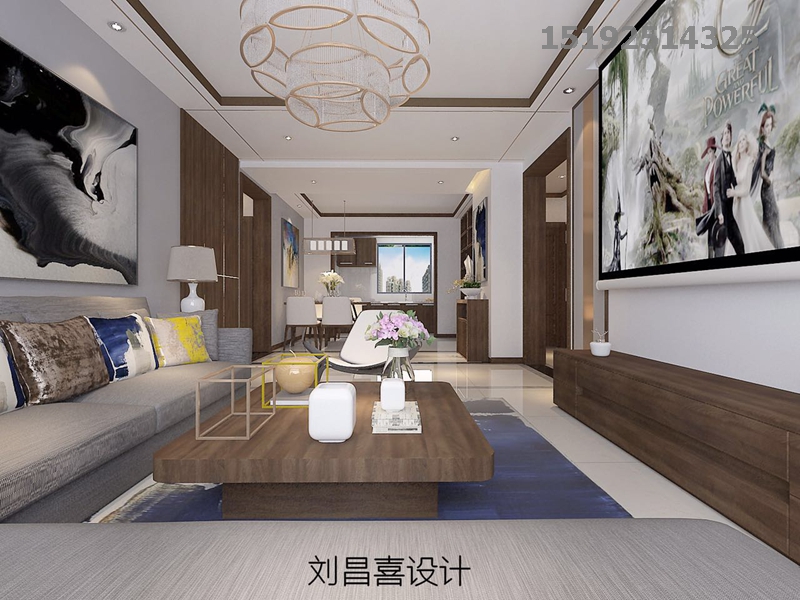 新中式 越秀星汇蓝 实创 客厅图片来自快乐彩在“移步变景”的新中式越秀的分享