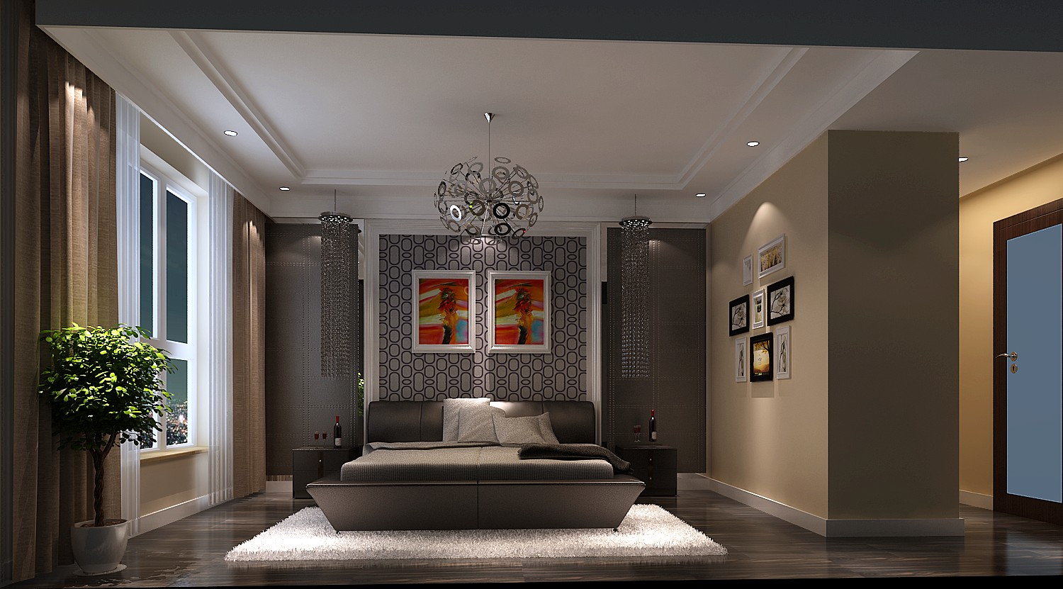 三居 简约 精致 个性 独特 完美 格调 舒适 实用 卧室图片来自重庆高度国际装饰工程有限公司在金隅翡丽-简约风格的分享