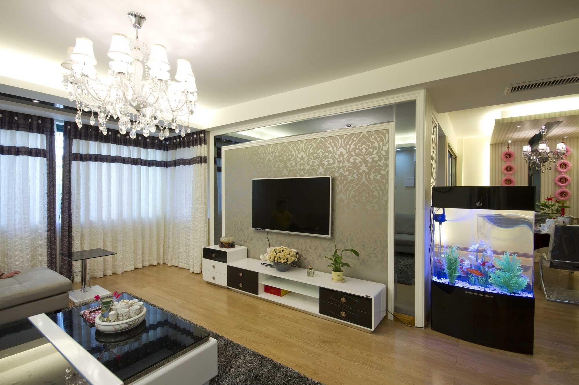 简约 三居 客厅图片来自图兰朵空间设计在现代简约风格，简约而不简单的分享