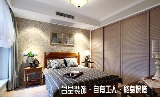 二居 卧室图片来自名星装饰在广电兰亭时代样板房的分享