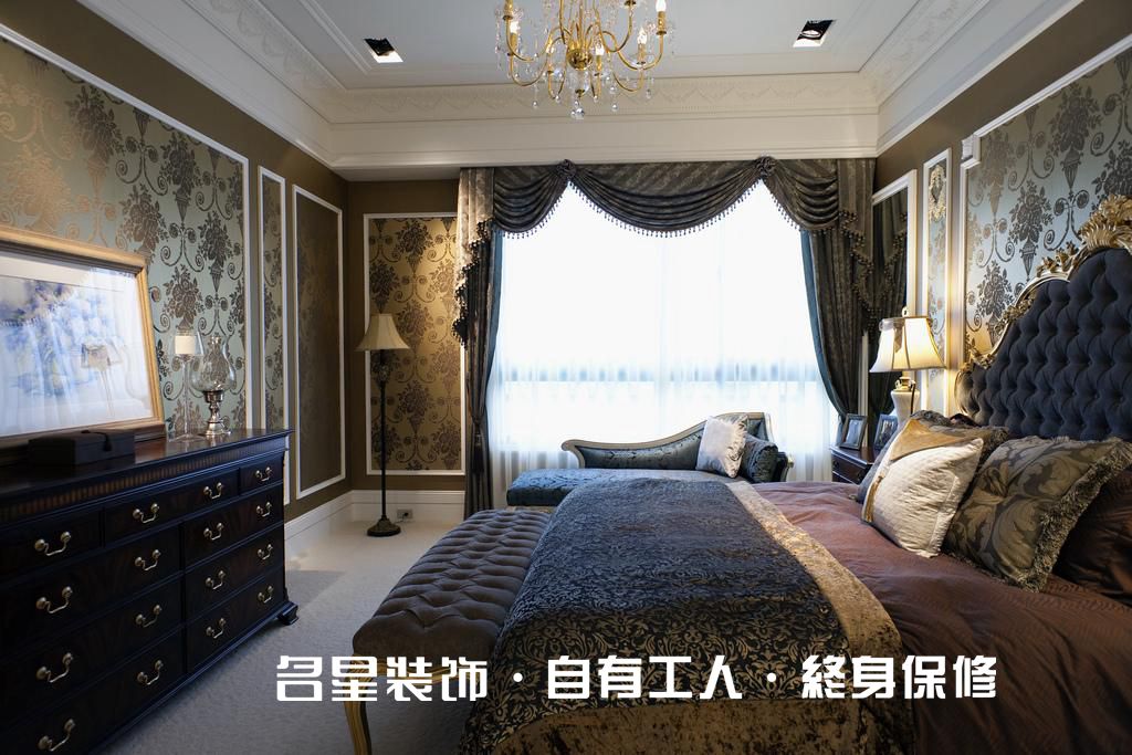 二居 欧式 卧室图片来自名星装饰在锦绣龙城样板房的分享