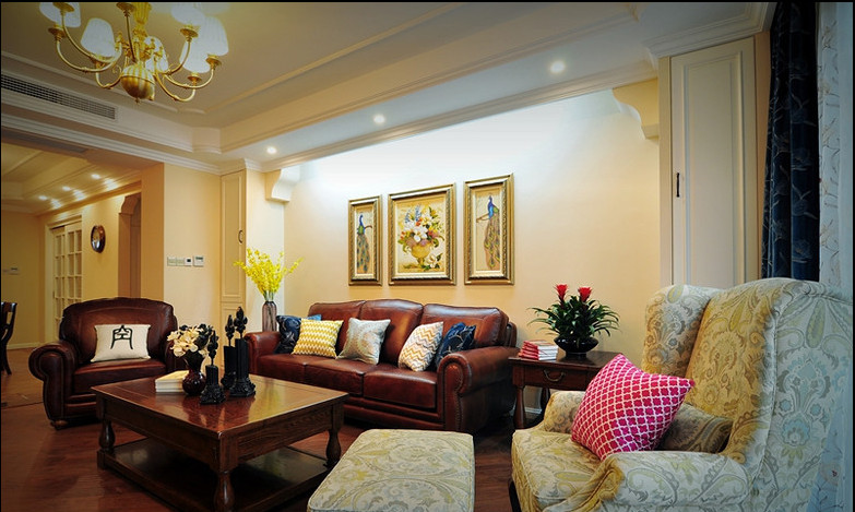 简约 欧式 美式 四居室 成都装修 成都设计 客厅图片来自乐粉_20170523094252350在156美丽的生活空间，惬意的浪漫的分享
