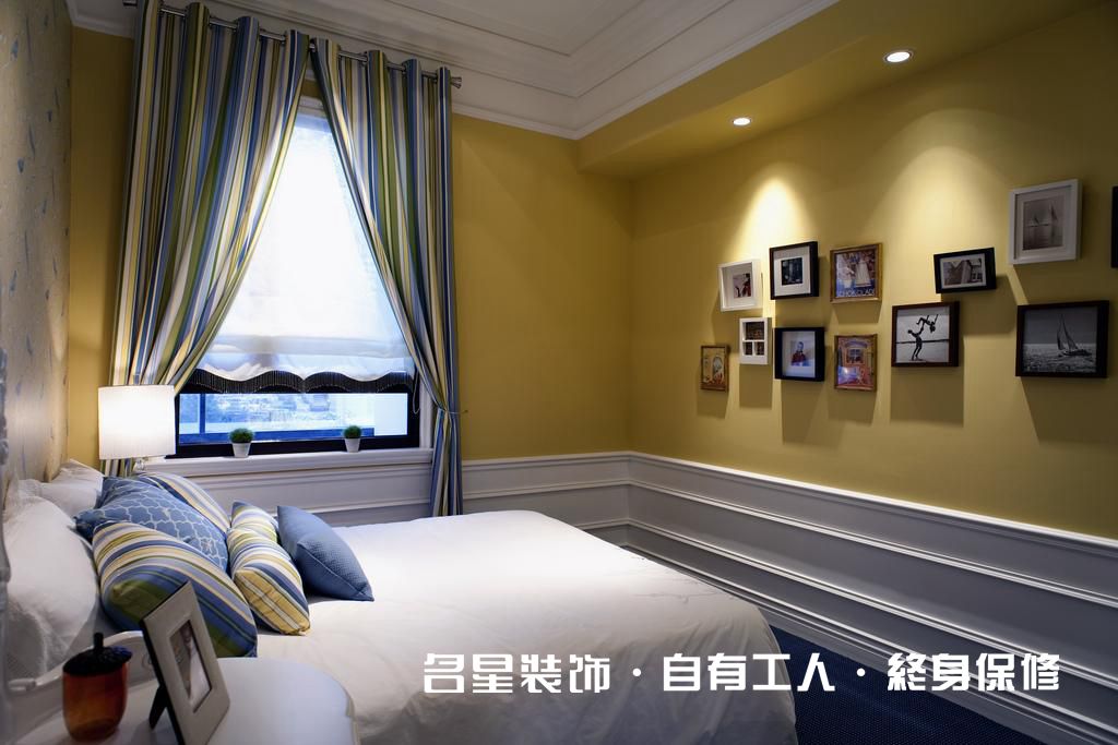 欧式 三居 卧室图片来自名星装饰在锦绣龙城样板房的分享