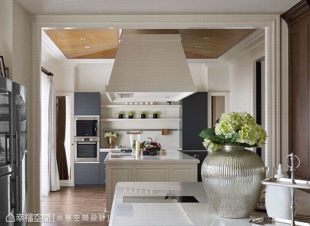 美式 别墅 样板间 厨房图片来自幸福空间在优雅闲适生活 594平大器欧美宅邸的分享