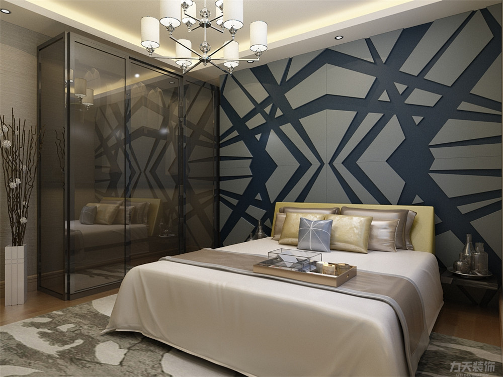 简约 现代 三居 收纳 小资 卧室图片来自阳光力天装饰在力天装饰-枫丹天城-90㎡-现代的分享