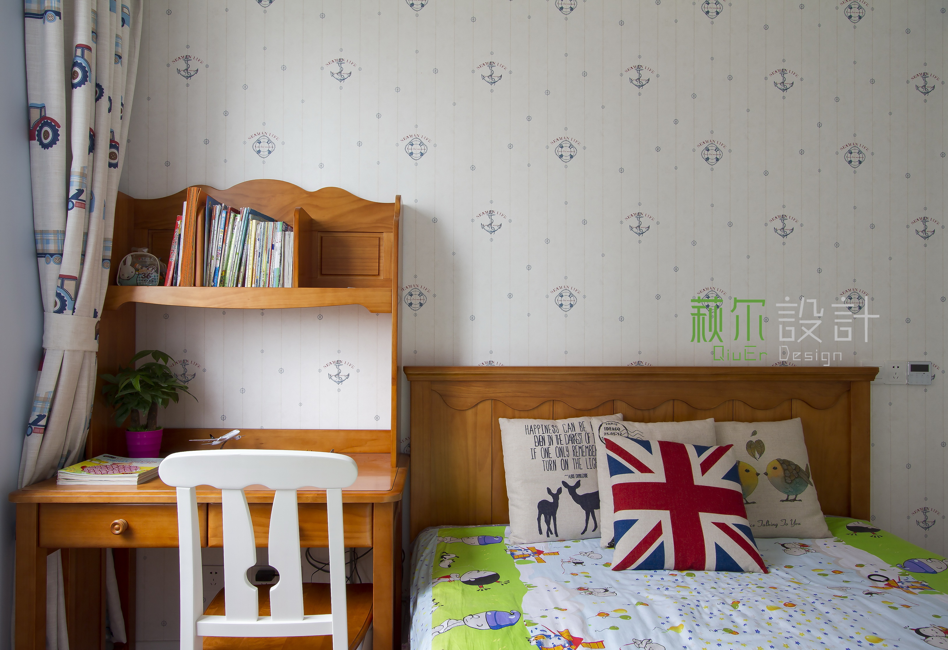 简约 白领 收纳 小资 儿童房图片来自萩尔空间设计在华丽家族的分享