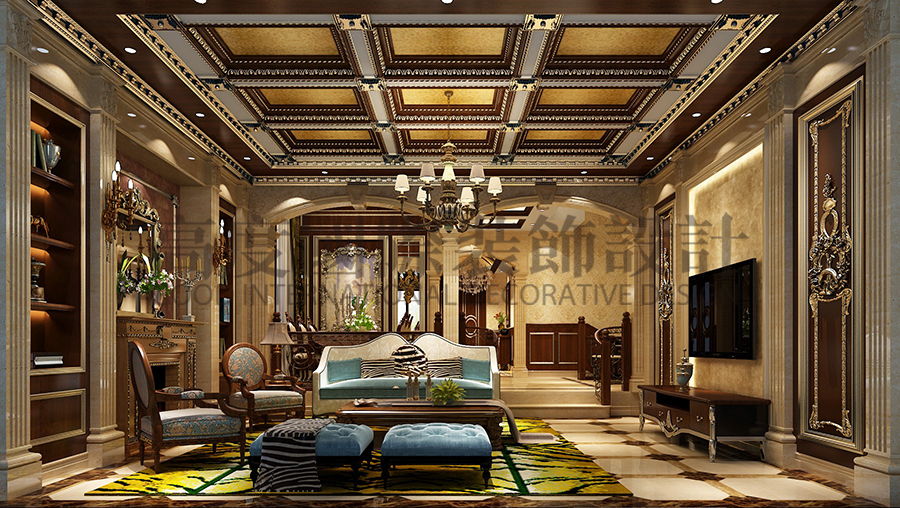 客厅图片来自天津高度国际小静在高度国际~法式古典风格的分享