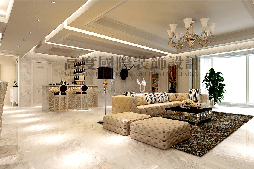 简约 三居 80后 客厅图片来自天津高度国际小静在天津装饰设计~简欧风格的分享