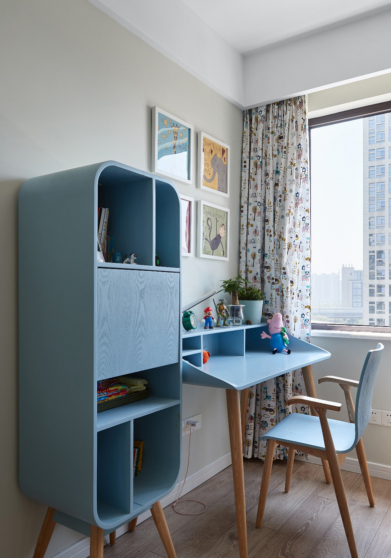 儿童房图片来自家装大管家在简洁清爽 109平北欧时尚舒适3居的分享