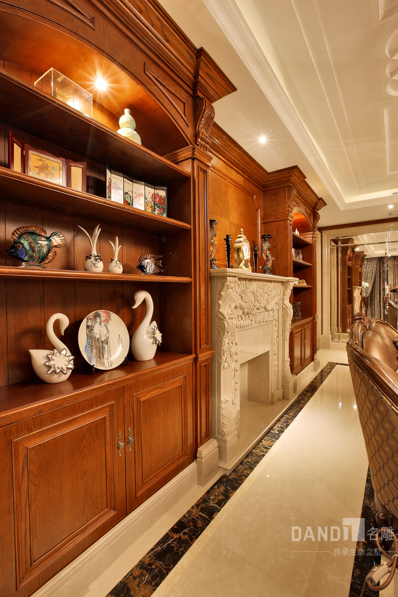 别墅 欧式 混搭 客厅图片来自名雕丹迪在天御山-美式风格的分享