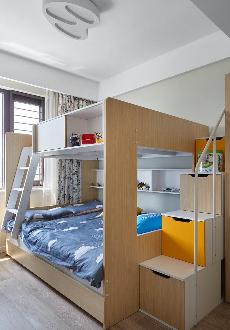 儿童房图片来自家装大管家在简洁清爽 109平北欧时尚舒适3居的分享